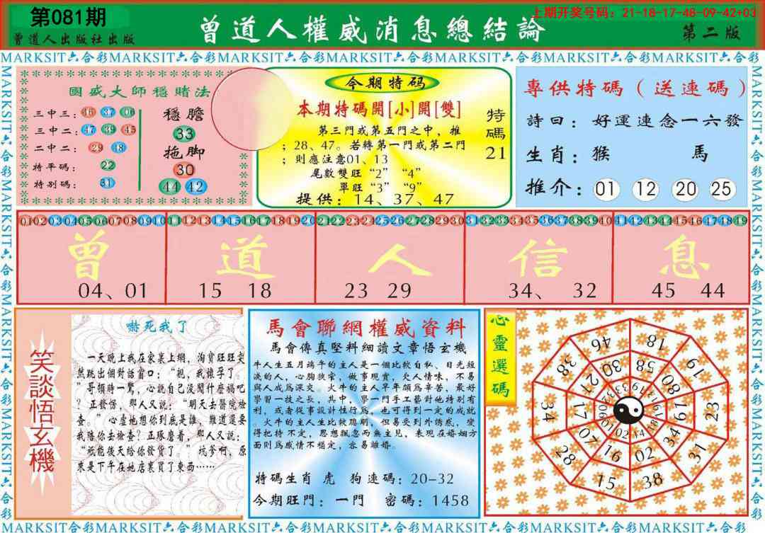 081期曾道人权威消息B[图]