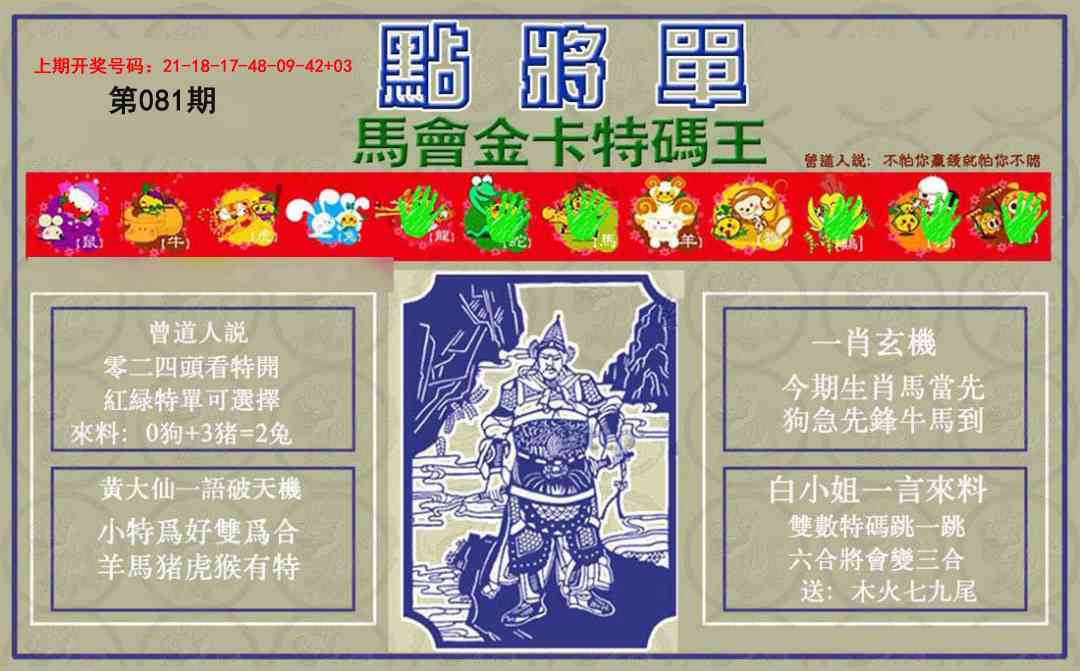 081期点将单[图]